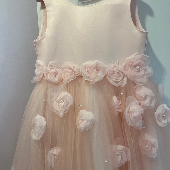 Princess Daliana Girls Size 6 Pink Rose Bud Dress - Picture 2 of 7